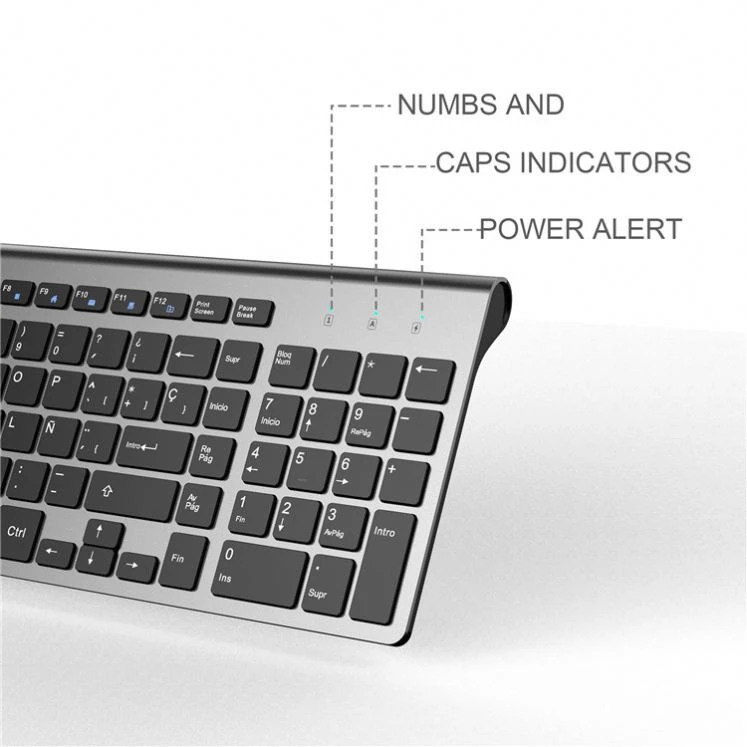 Gaming Wireless Keyboard And Mouse Set Water Proof Rechargeable Keyboard Mouse Floating Key Mechanical Backlight Spain