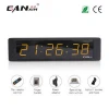 [Ganxin]1" 6 digit amber usb customized real time clock/ digital neon wall clock bus use
