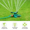 Garden Tools Lawn irrigation sprinkler plastic three-fork adjustable nozzle automatically rotating outdoor watering