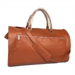 Genuine leather garment bags,Top selling Suitcase Travel Bag with Shoulder Strap ,Carry on Weekender Bag for Men and Women