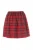 Import Girls spring woven red plaid skirts from China