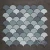 Import glass manufacturer decorative glass wall art glass mosaic grey fish scale mosaic tile from China