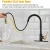 Import gold faucet Kitchen sink faucet black pull down kitchen faucets from China