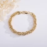 Gold Plated Jewelry Chain Bracelets Gold Plated Jewelry Chains Necklace Set