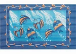 Good quality anti-slip door mat with printing