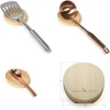 Good quality Eco-friendly Kitchen Utensil wood and bamboo the chopstick spoon rest holder for tableware