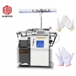 Good Quality Electric 7G 360 Pairs 24H Computerized Knitting Construction Hand Gloves Manufacturing Machine