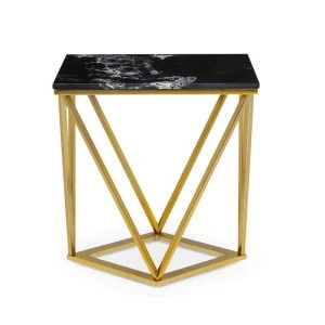 Good quality modern gold stainless steel marble table console table from Vietnam