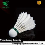 Grade A Big-broad oem indoor duck feather badminton shuttlecock