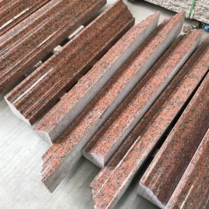 Granite Stone Stair Railing Maple Red Indoor Outdoor Area,hotel Beige Yellow Black and Various Colors Online Technical Support