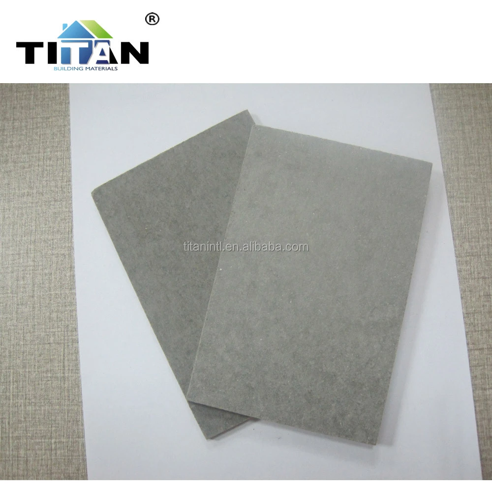 Grey Color Square Edge Fiber Cement Board for Exterior Wall