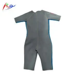 Grey Neoprene 3mm Short Sleeve Diving Suit Snorkeling Surfing Wetsuit custom design shorty wetsuits