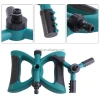 GrowGreen Garden Sprinkler 360 degree Rotating Lawn with a large area of Coverage - Adjustable Weighted Gardening Watering