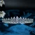 Import GS0165 New Stylish CZ Zirconia Zircon headpiece hair accessories Wedding Bridal beauty tiara crown from China
