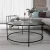 Import Guangzhou tempered round glass dining table set Popular coffee table BR-T073# from China