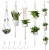 Import H001 Morden Different Designs - Handmade Indoor Wall Hanging Planter Plant Holder Macrame Plant Hangers from China