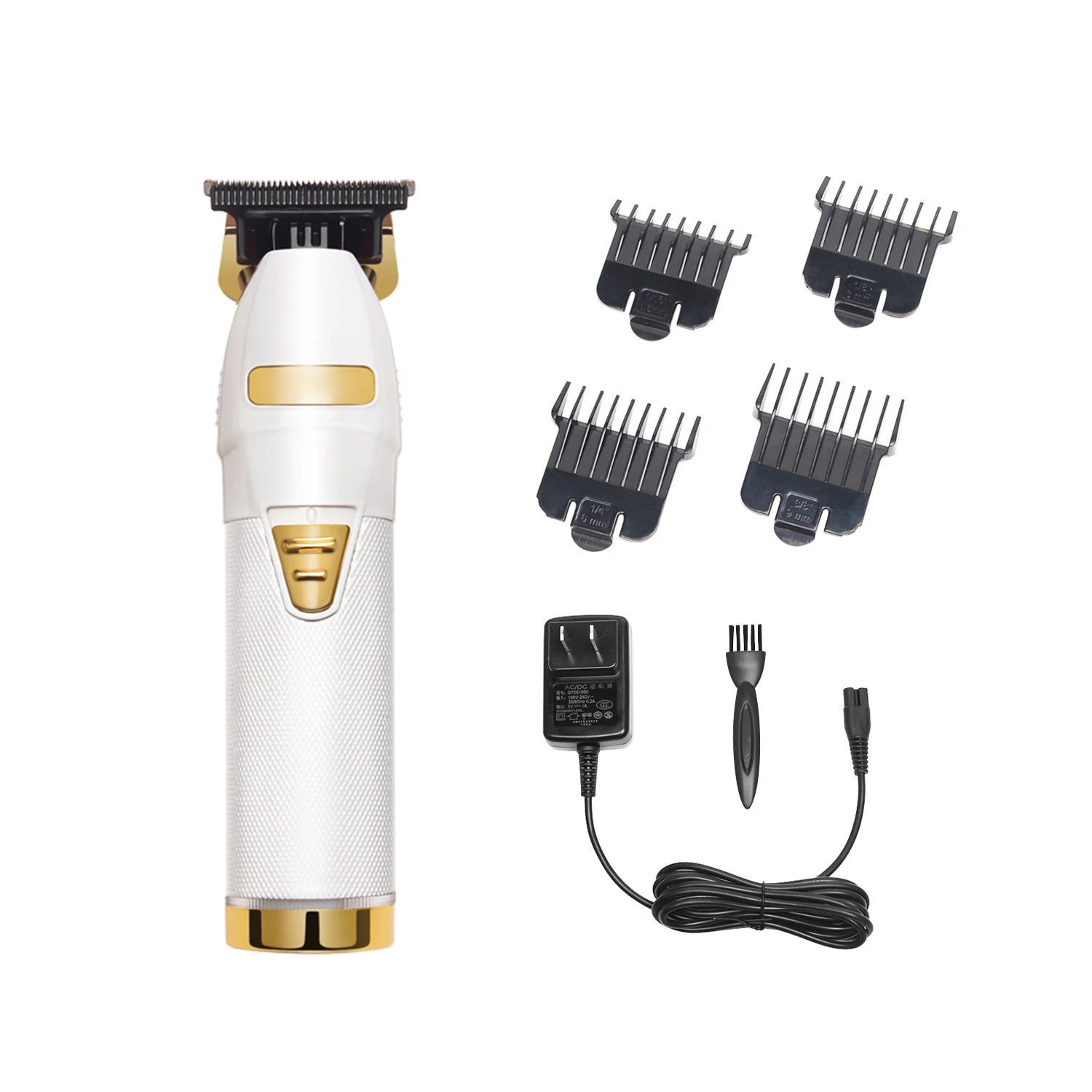 Hair clipper Long Lasting Rechargeable Lithium Battery Cordless Use Pro Super Motor Professional Skeleton Trimmer