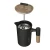 Import Half ceramic half wood handle high quality french press coffee maker french press ceramic coffee french press from China