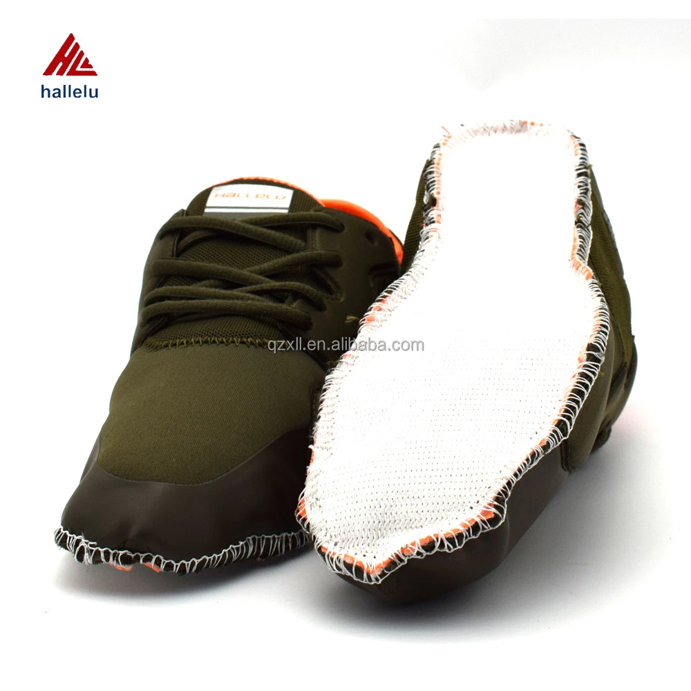 Hallelu OEM Service California Stitching Men&#x27;s Shoes Vamp Lace Up Breathable Fashion Outdoor Injection Soft Casual Shoes Uppers