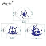 Halloween Cookie Stencil Set Cupcake Decoration Stencil Template Baking Mold FTM004