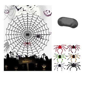 Halloween Party Games for Kids Pin The Spider on The Web Game Halloween Party Favors and Games