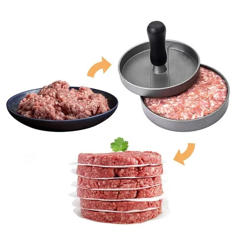 Hamburger Press Maker Beef Grill Mold Non-stick Making Patties Aluminum Burger Press