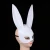 Hare Mask for Halloween Masquerade at Christmas Bar rabbit head costume crossdresser female mask female mask