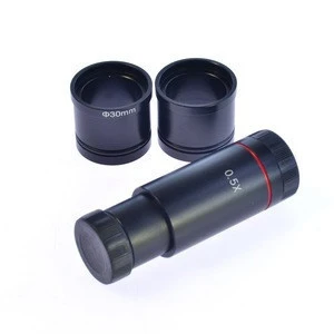 HAYEAR Video Microscope Camera 0.5X C-Mount Lens Adapter 23.2mm 30mm 30.5mm CCD CMOS Camera Adapter Digital Eyepiece Accessories