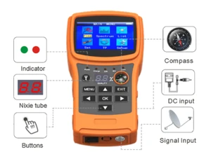 HD satellite meters and sat finder and real spectrum DVBS2