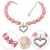 Import Heart Pearl Necklace Pets Dogs Cats Jewelry AccessoriesFashion Pet Collar Puppy Dog Cat Love from China
