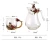 Import Heat Resistant Borosilicate Glass Enamel  Teapot For Blooming Tea from China