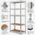 Import Heavy Duty 5 Tier Metal Garage Shelving Unit Boltless Storage Shelves Shed Kitchen Racking,180 x 90 x 40 cm from China