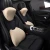 Import high back waist cushion/full surround headrest and waist pillows luxury pu leather support pad universal car seat cushion from China