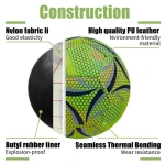 High-end competition football manufacturers directly supply competition football reflective soccer ball Fluorescent football