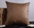 Import High-end European Style Solid Color Cowhide PU Leather Throw Pillow from China