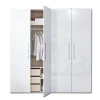 high gloss white lacquer coating wardrobe