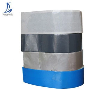 High Performance Russia Aluminum Foil Butyl Rubber Tape Self Adhesive Waterproof Membrane For Roof Crack Repair