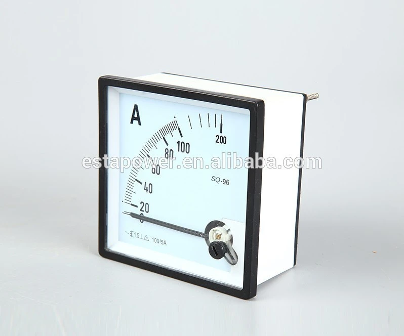 high precision current meter 96*96 SQ96 pointer type current meter 100/5A
