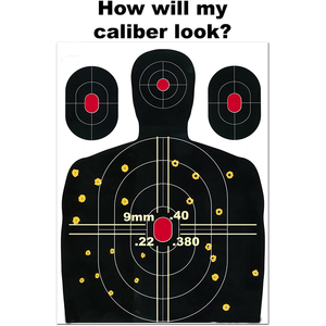 High Quality  17X25-inch  Large Paper Silhouette Range Shooting Targets Paper