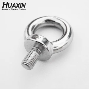 High Quality A4 Stainless Steel AISI316 Casting Lifting Eye Bolts DIN580 M6 Eye Bolt