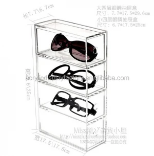 High quality acrylic eyewear sunglass display racks and stands