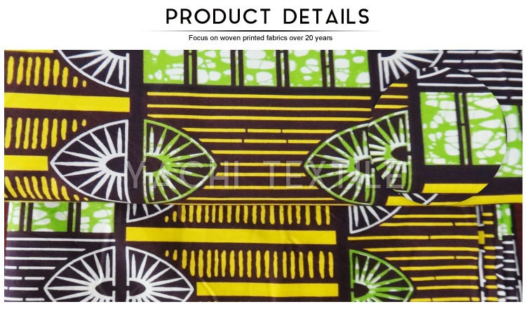 high quality african 100% cotton holland wax fabric