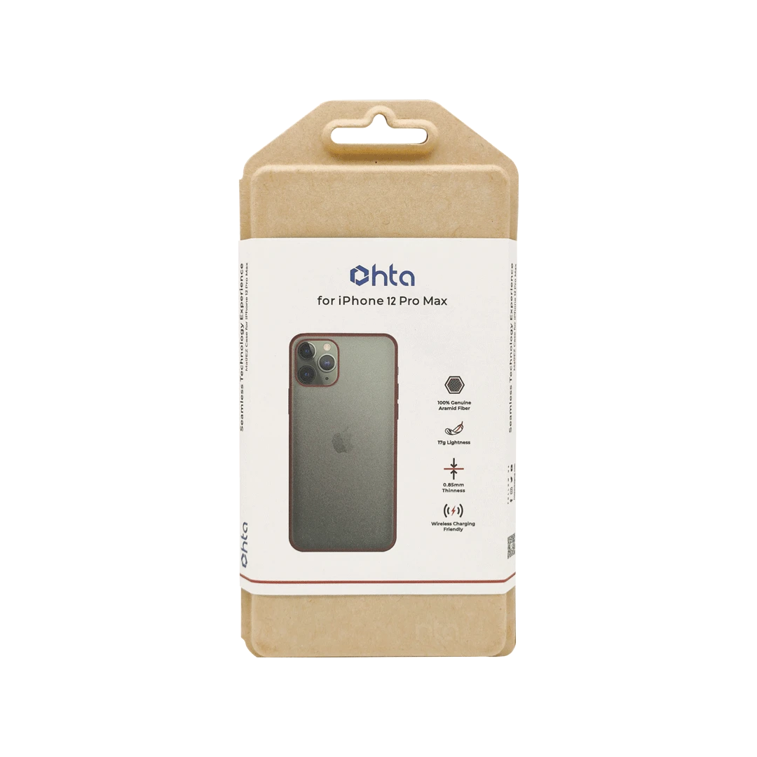 High quality bamboo pulp 100% biodegradable eco-friendly phone case packaging box with hanger