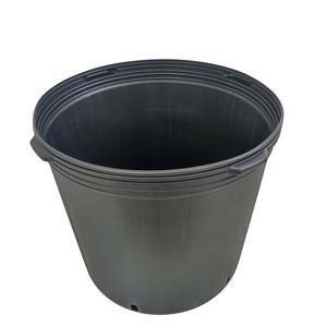 High quality black hdpe plastic 20 gallon nursery growing pots for tree