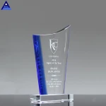 High Quality Cheap Custom Modern Design Business Crystal Award Trophy K9 Art Crystal Trophy Gift Craft