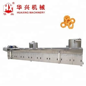 High Quality commercial Automatic Snacks continuous deep fryers