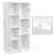 Import High quality Large Bookcase Wooden Shelving Display Storage Unit 5-shelf White from China