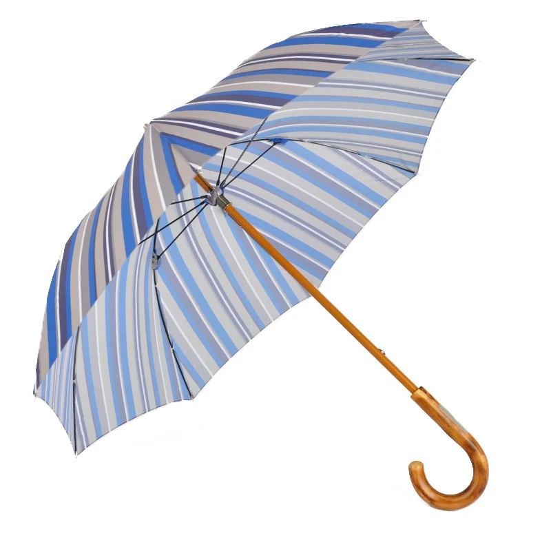 High Quality Luxury Wooden Handle Straight Umbrella