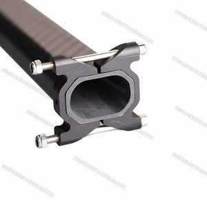 High Quality Octagonal 3K Carbon Fiber Fabric Wound Winded Woven Tube Carbon Tail Boom for rc model ronin dji gimble fpv