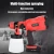 Import High quality portable handheld electric cordless spray paint gun airless paint sprayer  for decorate from China